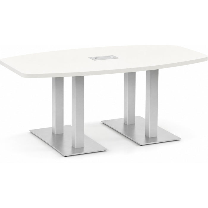8ft BS Conf Table / Palmer Base WHT