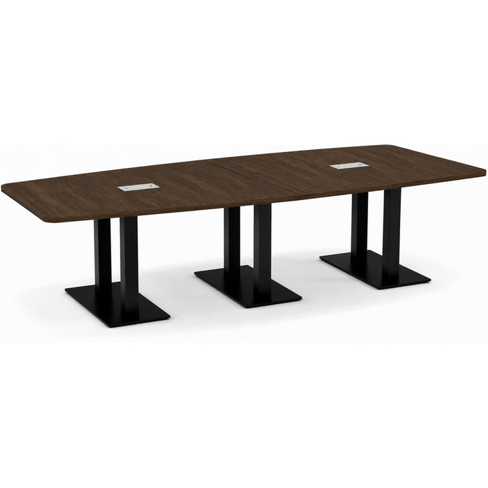10ft BS Conf Table / Palmer Base MWN / BLK