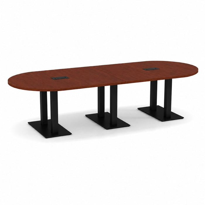 10ft RT Conf Table /  Palmer Base Cherry