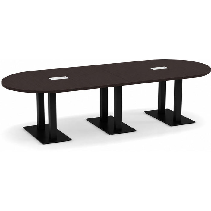 10ft RT Conf Table /  Palmer Base Espresso