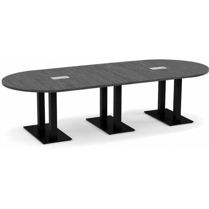 10ft RT Conf Table /  Palmer Base Newport Gray