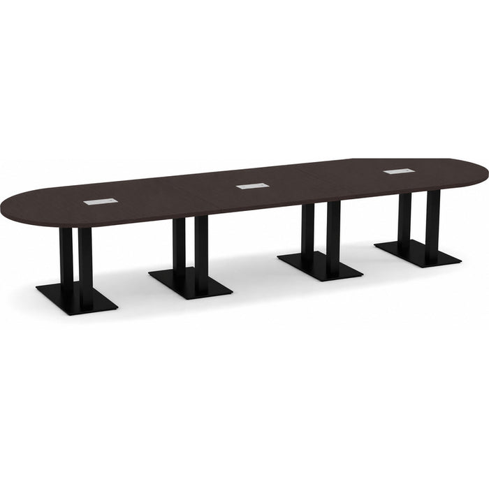 14ft RT Conf Table / Palmer Base  Espresso
