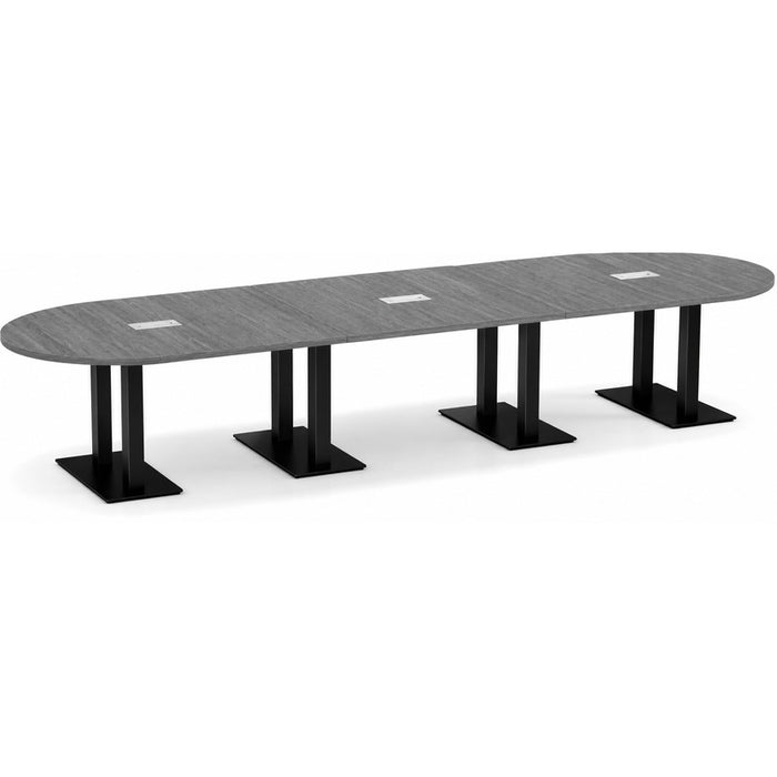 14ft RT Conf Table / Palmer Base  Newport Gray
