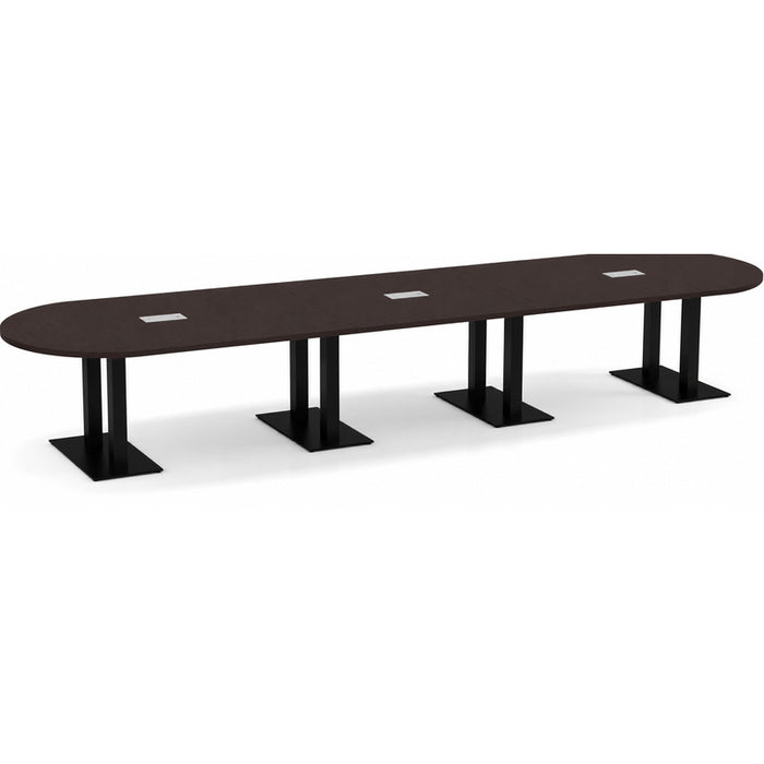 16ft RT Conf Table / Palmer Base  Espresso
