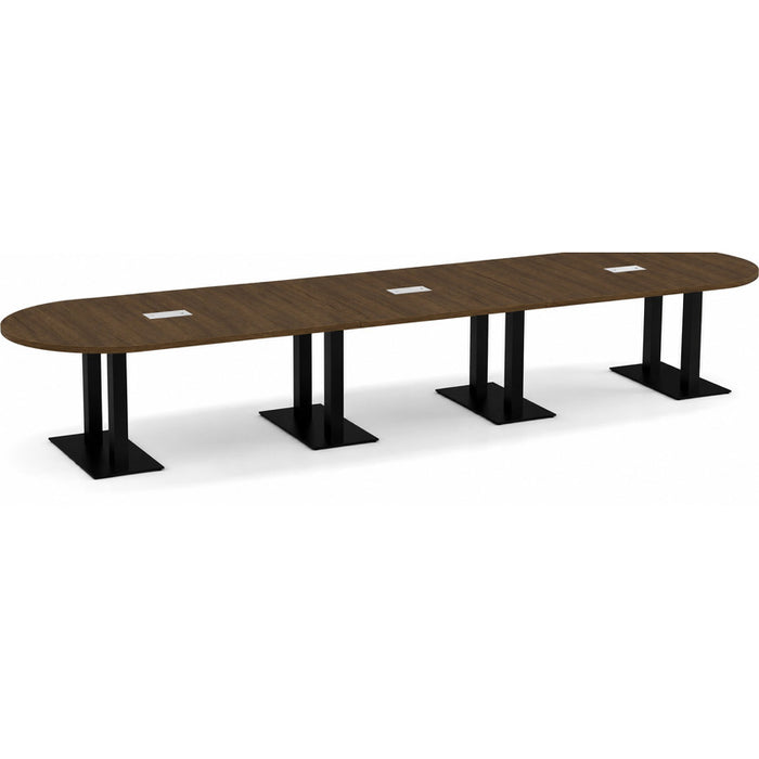 16ft RT Conf Table / Palmer Base  Modern Walnut