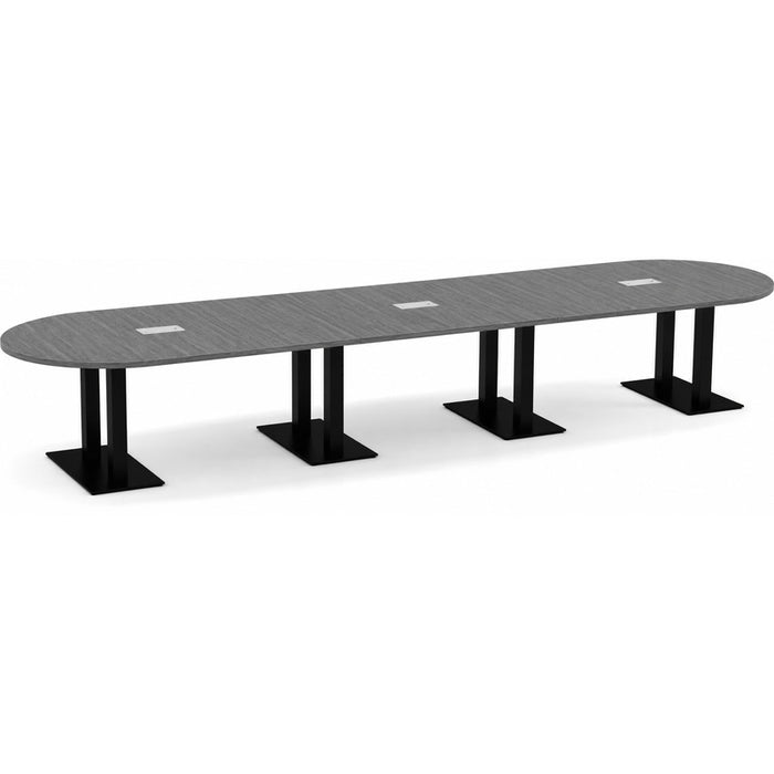 16ft RT Conf Table / Palmer Base  Newport Gray