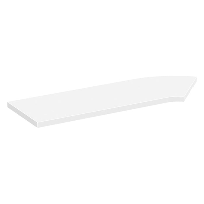 36"CORNER TRAN TOP LEFT-WHITE