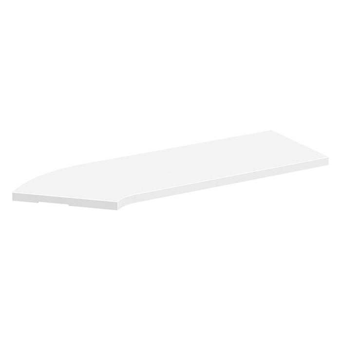 36"CORNER TRAN TOP RIGHT-WHITE