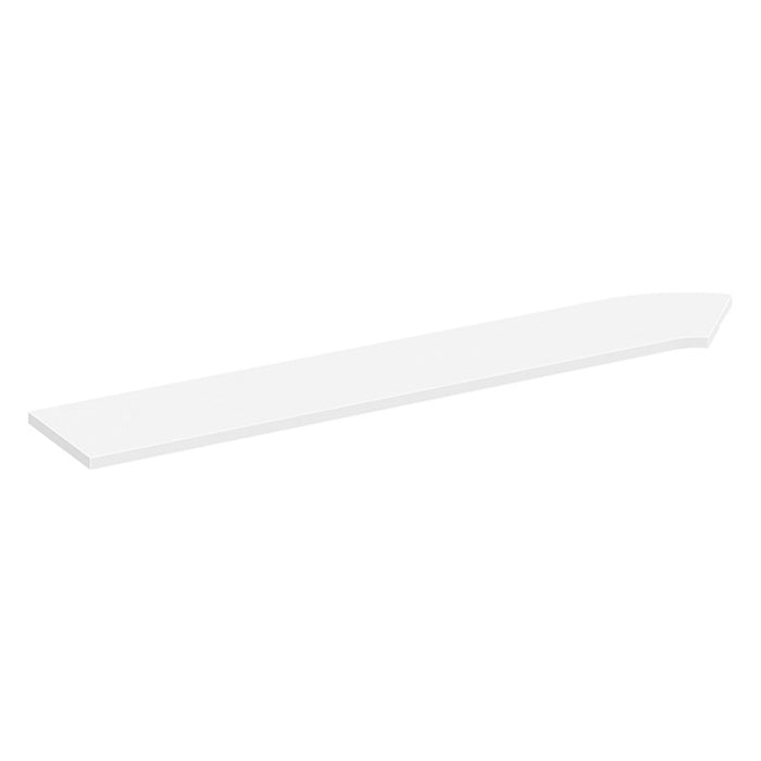 66"CORNER TRAN TOP LEFT-WHITE