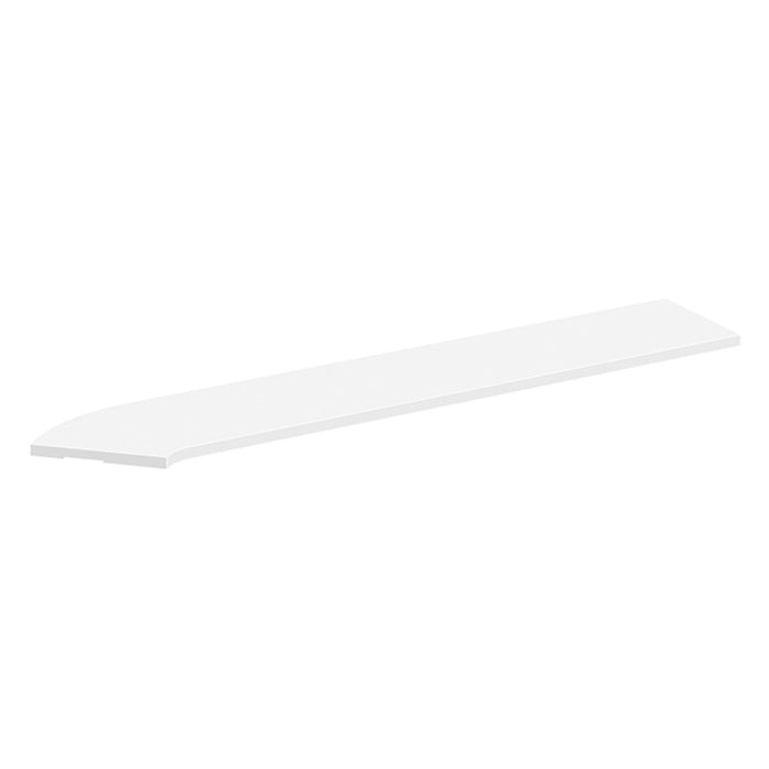 66"CORNER TRAN TOP RIGHT-WHITE