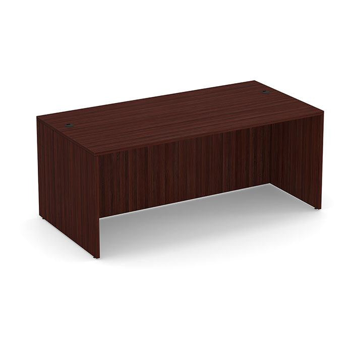 35X71 DESK SHELL-MAHOGANY