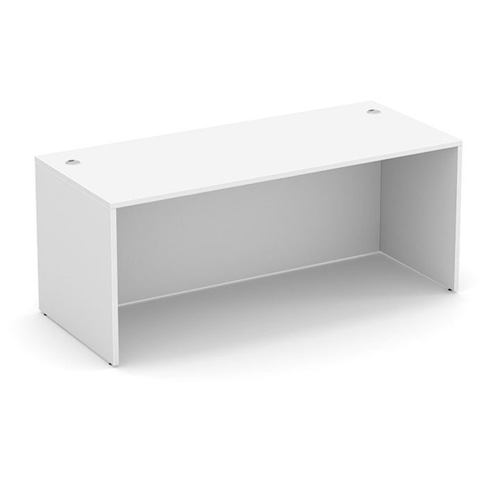 30"X72" DESK SHELL - WHITE