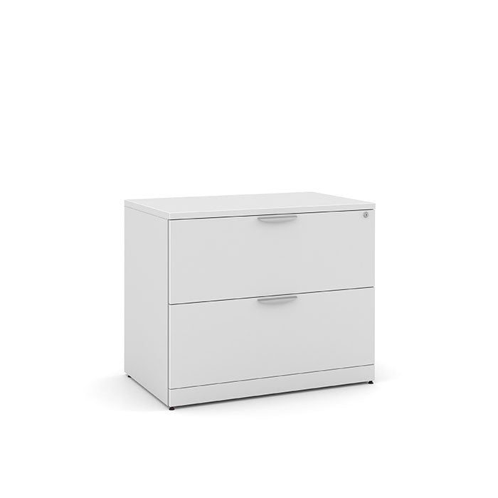 35"W 2 DRW LATERAL FILE-WHITE