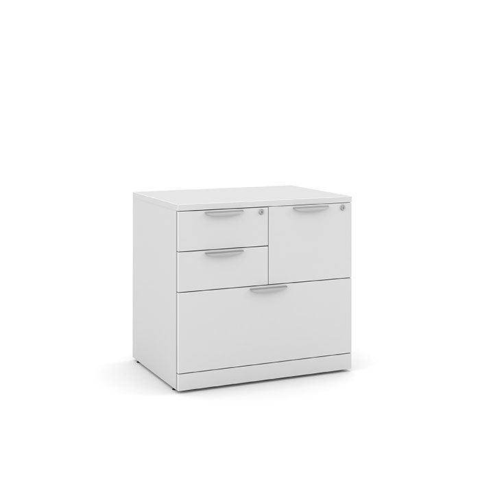 30"W LATERAL BBF COMBO-WHITE