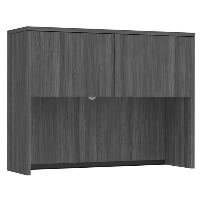 47" HUTCH WITH DOORS-C. GRAY