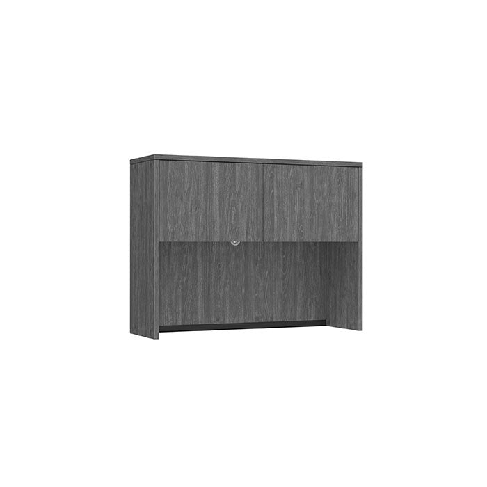 47" HUTCH WITH DOORS-N. GRAY