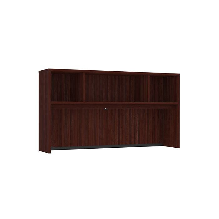 66" OPEN HUTCH - MAHOGANY