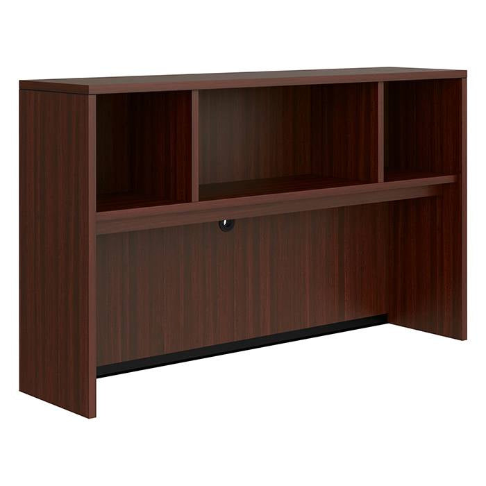 60" OPEN HUTCH - MAHOGANY