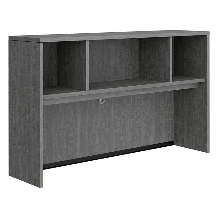 60" OPEN HUTCH - NEWPORT GRAY