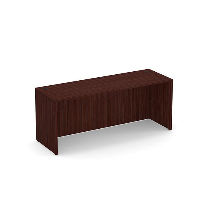 24X71 CREDENZA SHELL-MAHOGANY