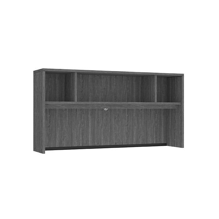 71" OPEN HUTCH-NEWPORT GRAY