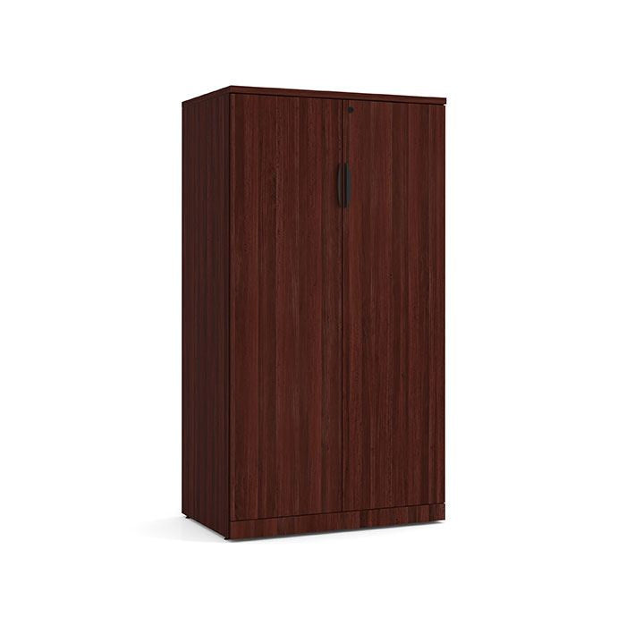 65" STORAGE CABINET-MAHOGANY