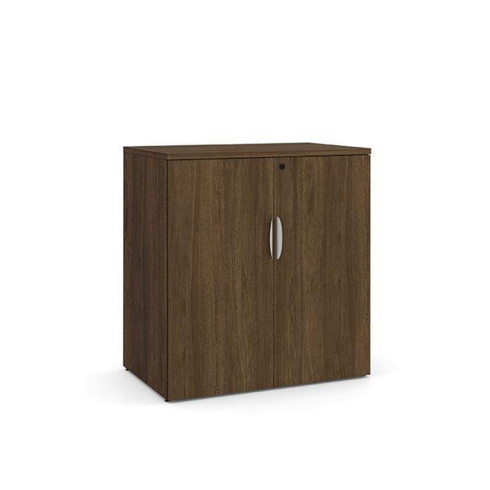 37"H STORAGE CABINET-M.WALNUT