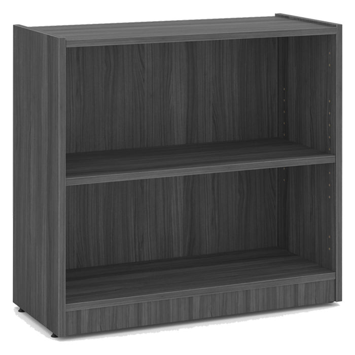 30"H BOOKCASE-C. GRAY
