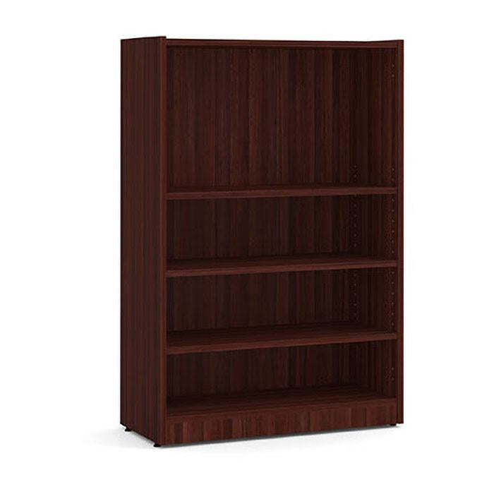 47"H BOOKCASE-MAHOGANY