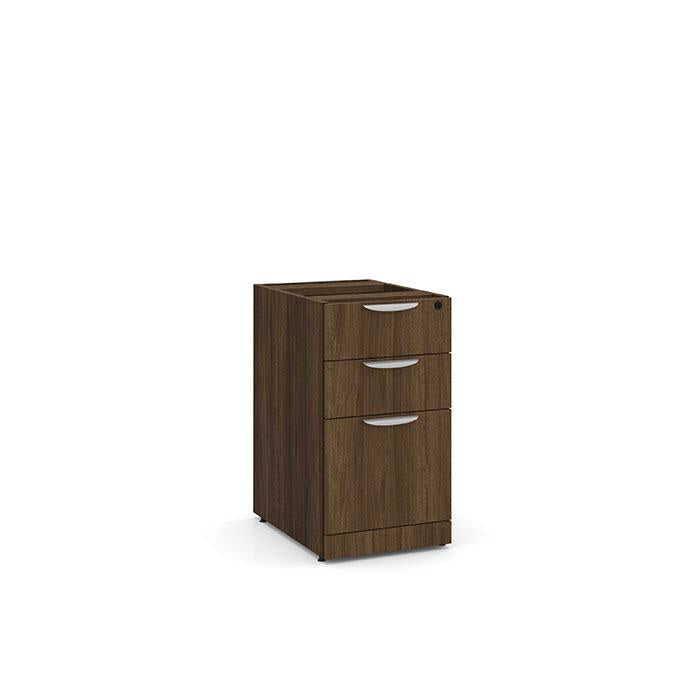 BOX/BOX/FILE PEDESTAL-M.WALNUT