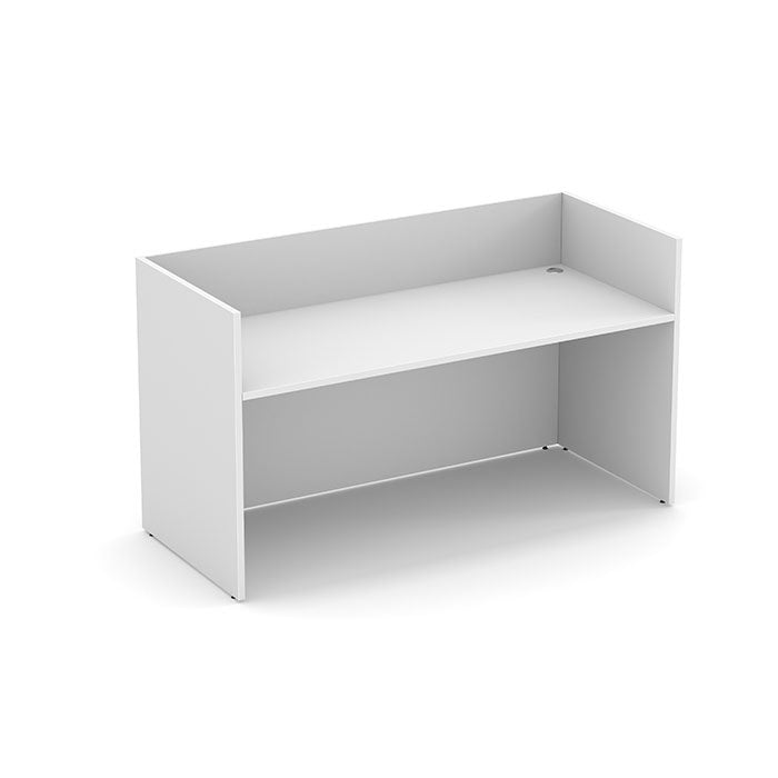GALLERY DESK-NO TRANSA.TOP-WHT