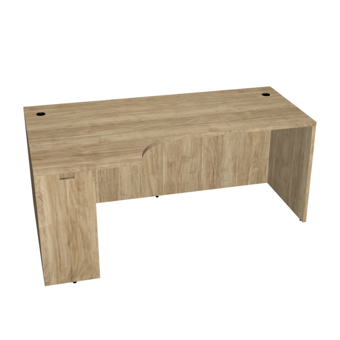 71 X 42 Desk Shell /w Corner Extension