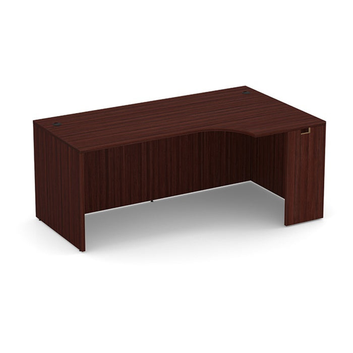 71" RHT PORKCHOP 30"D MAHOGANY