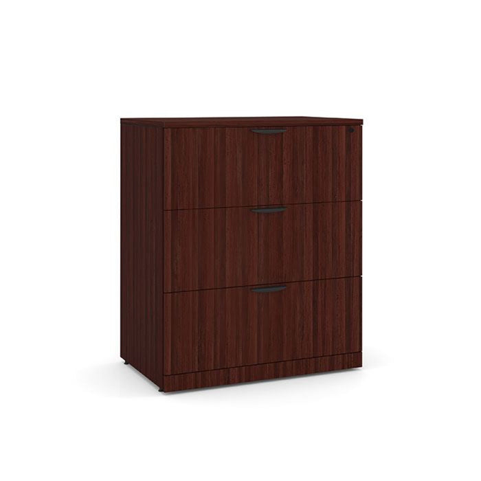 3 DRAWER LATERAL MAHOGANY