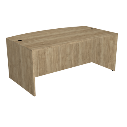 71" BOW FRONT DESK SHELL-APN