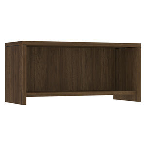 36" OPEN HUTCH - MODERN WALNUT