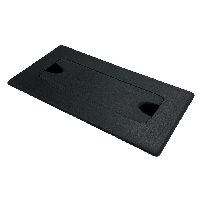 PL RECTANGULAR GROMMET - BLACK