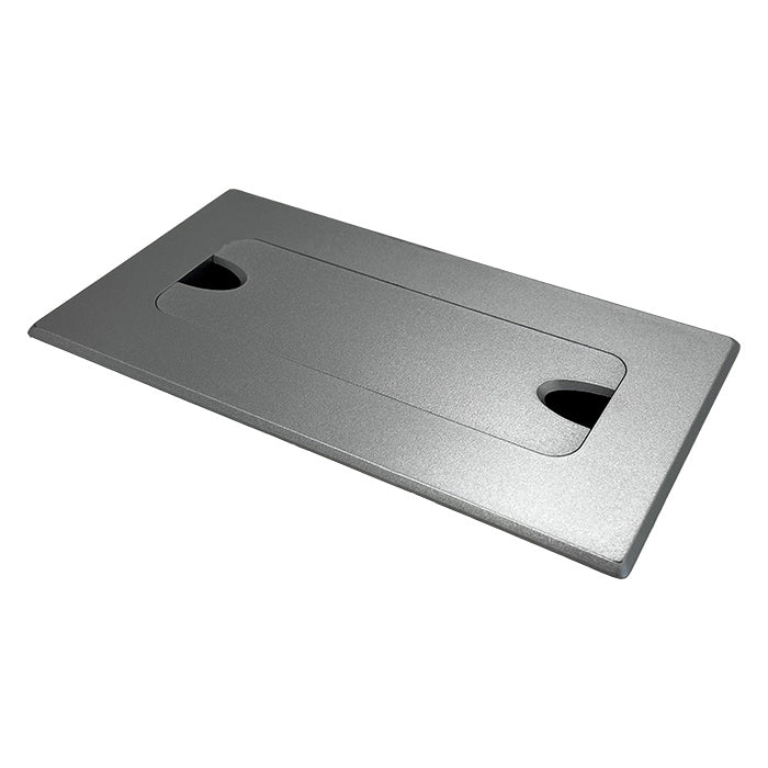 PL RECTANGULAR GROMMET - SILVER