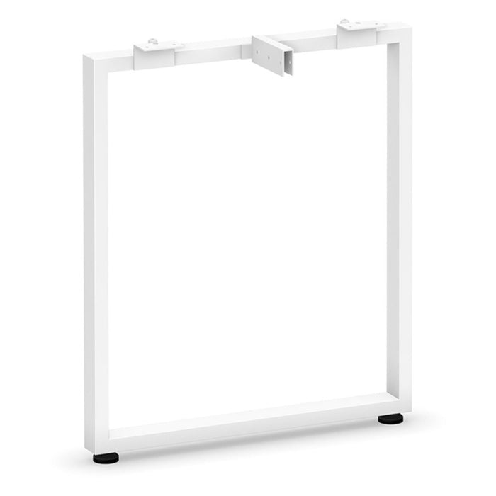 24" LOOP METAL LEG - WHITE