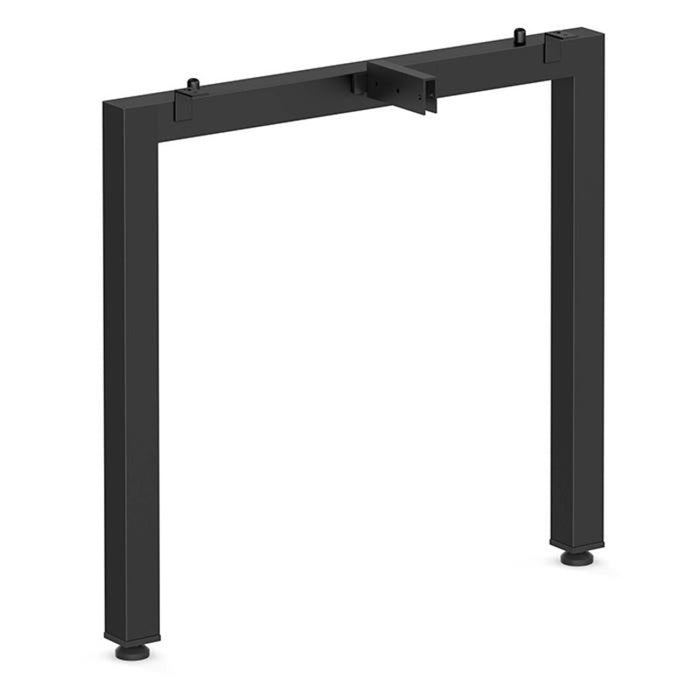30" METAL U LEG - BLACK