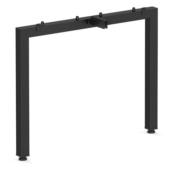 36" METAL U LEG - BLACK