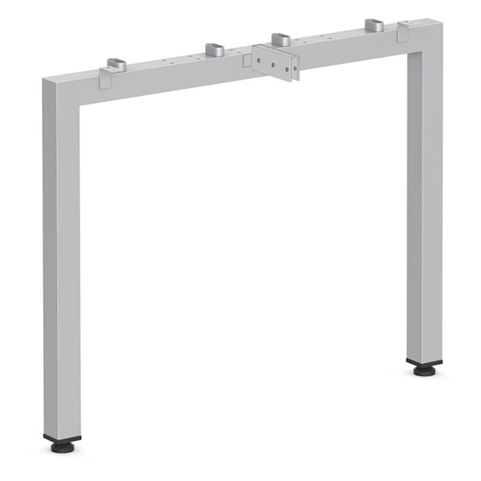 36" METAL U LEG - SILVER