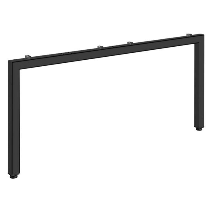 60" METAL U LEG - BLACK NO BRACKET