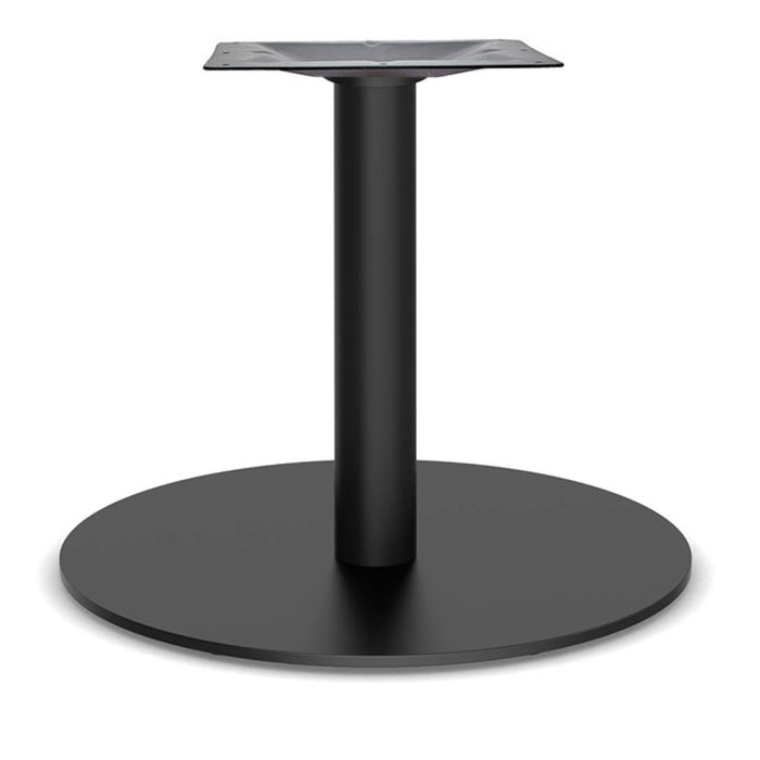 Black Metal Round Base w/ 19" Post