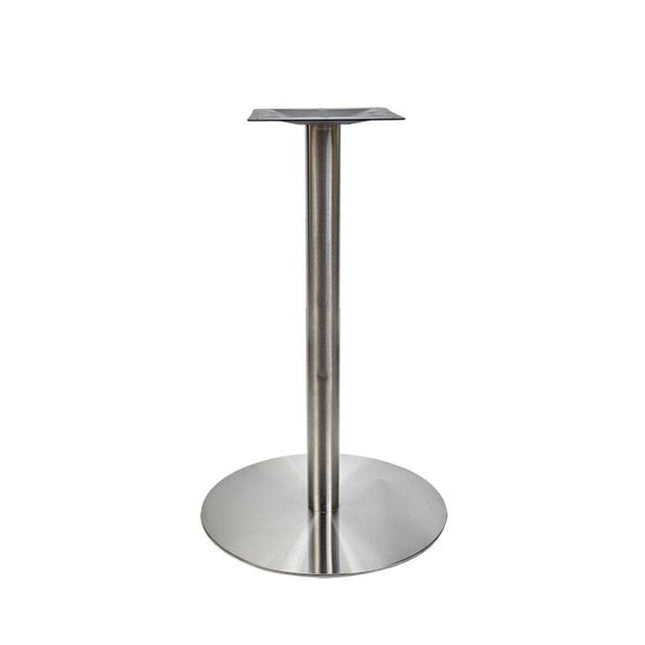Brushed Metal Round Base w/ 41" Post