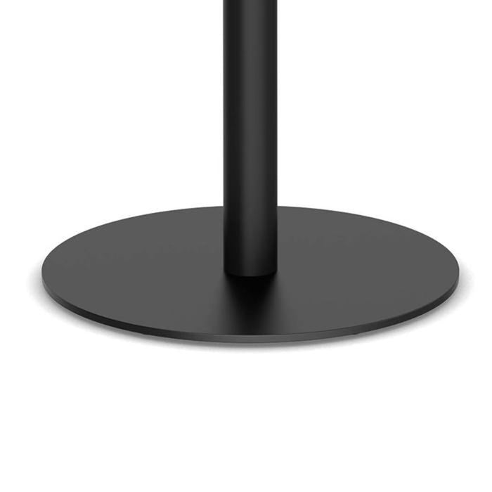23" ROUND TABLE BASE-BLK METAL