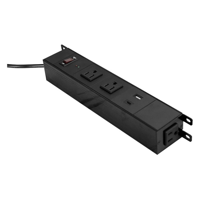 POWER BLOCK 3ELC 1U 1UC SURGE PROTECTOR-BLK