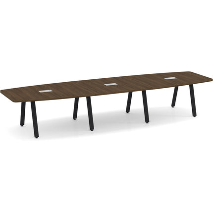 Sig. 16' Boatshape Conf. Table Black Base MWN