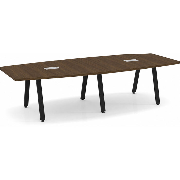 Sig. 10' Boatshape Conf. Table Black Base MWN