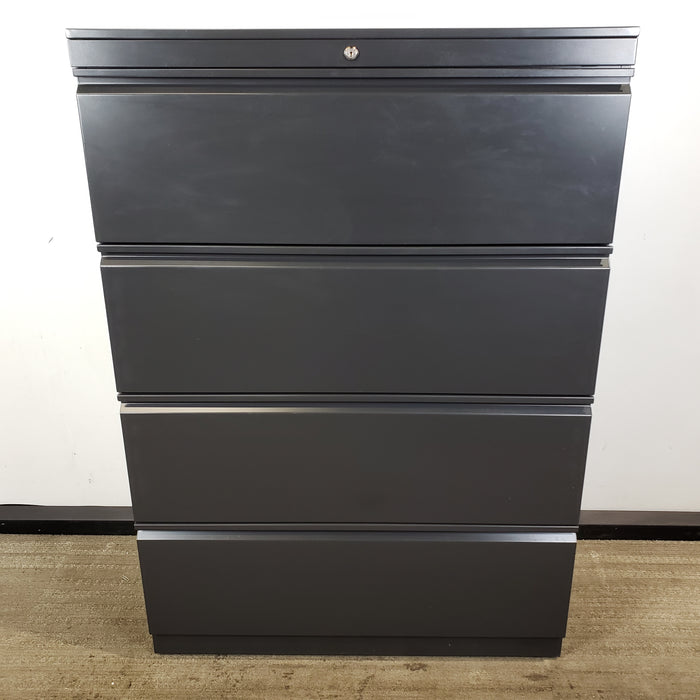 Trendway 36" 4 Drawer Lateral File Cabinet